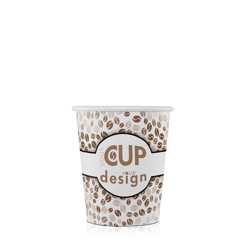 Paper cups for cold beverages 8oz custom printed by cup print